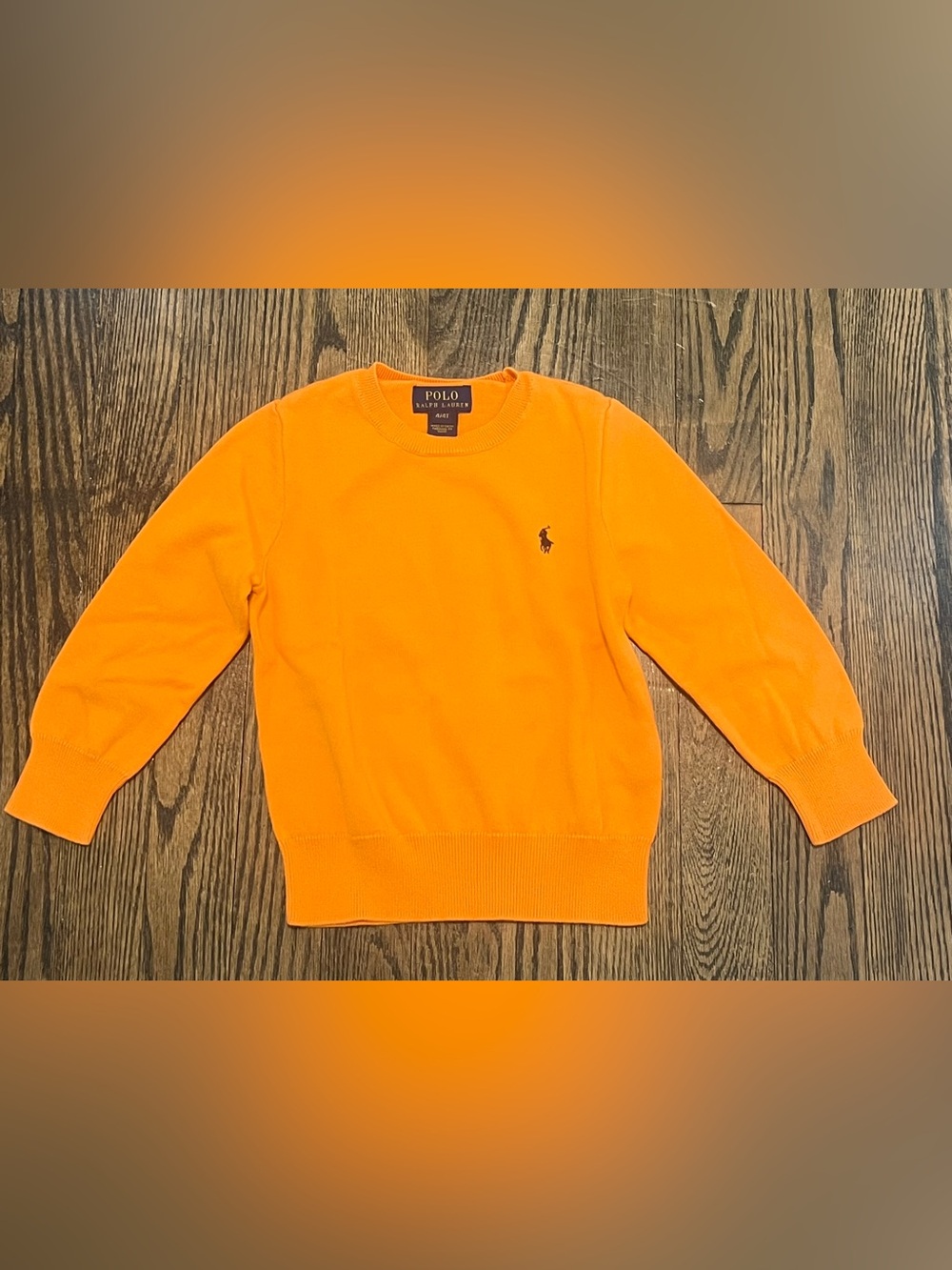 Polo by Ralph Lauren Bright Orange Crewneck Sweater